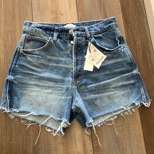 Zara Womens Denim Shorts 6 NEW